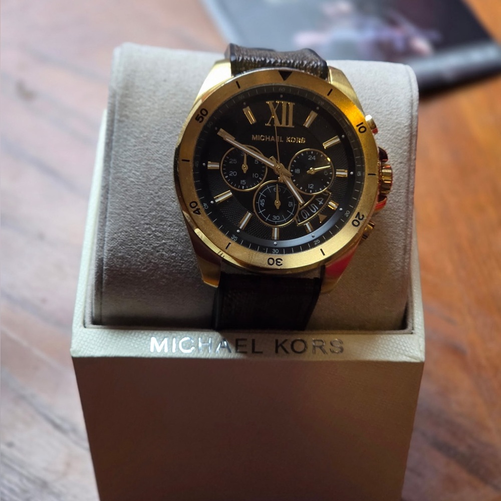Michael Kors Gold and Black Watch